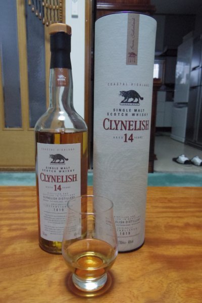 逸品のシングルモルト クライヌリッシュ14年を飲んでみました しゅうにゃんのウイスキーブログ